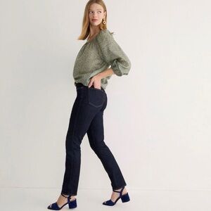J. Crew Mid-Rise Vintage Slim Straight in Resin Rinse